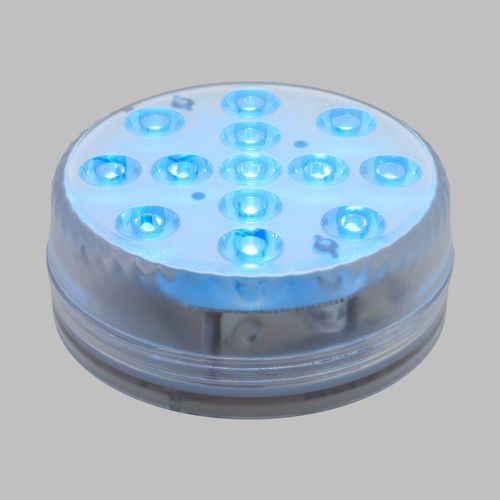 Disco Sommergibile 13 Led D.8,5 16 Colori