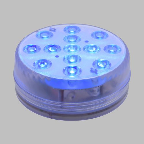 Disco Sommergibile 13 Led D.8,5 16 Colori