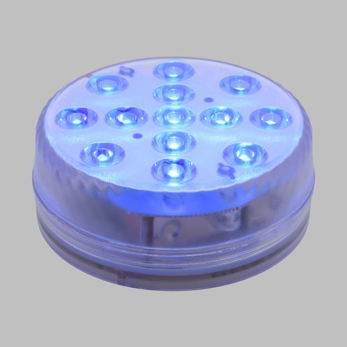 Disco Sommergibile 13 Led D.8,5 16 Colori