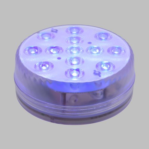 Disco Sommergibile 13 Led D.8,5 16 Colori