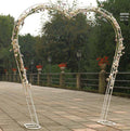 Arco Sposi Cuore cm.210x250 Bianco
