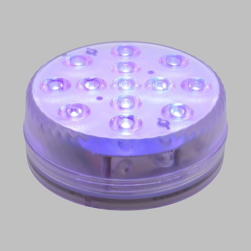 Disco Sommergibile 13 Led D.8,5 16 Colori