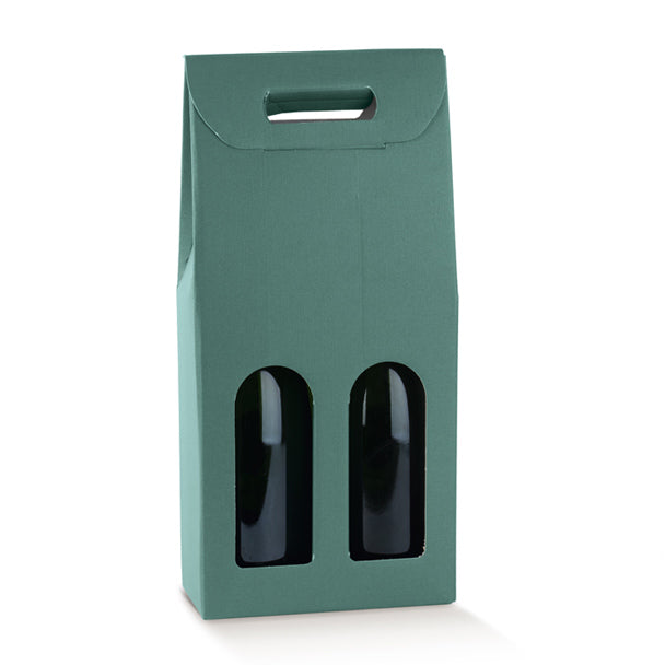 Scatola X 2 Bottiglie cm.18x9x38,5 | Vari Colori