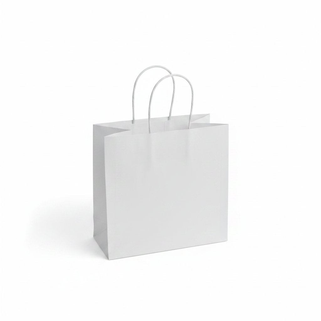 Sacchetto Carta XLarge 25x15x24 PZ.15 | Avana e Bianco