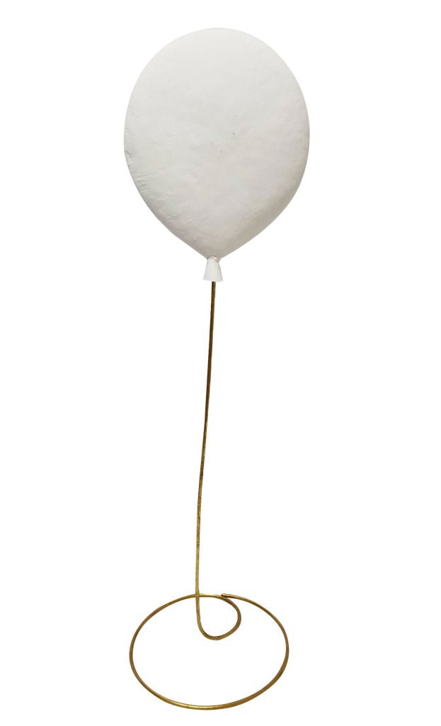 Palloncino Metallo 3D cm.170 e cm.80 Bianco