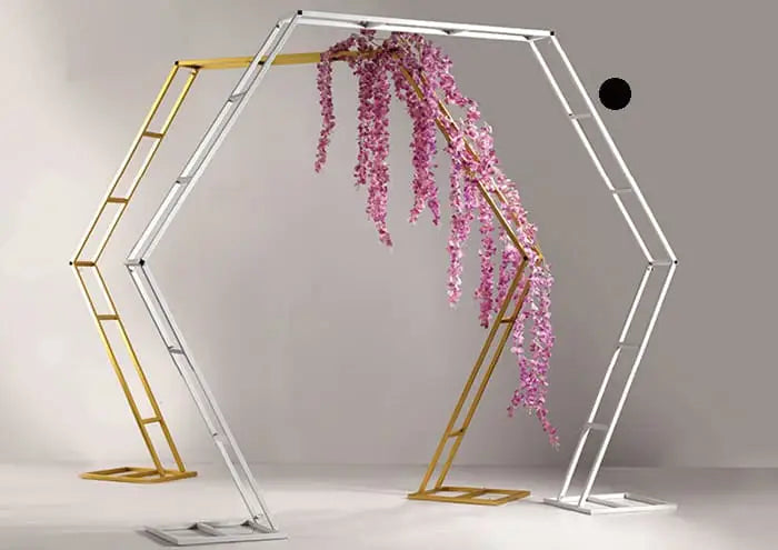 Arco Esagonale cm.230x230 Bianco