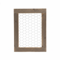 Cornice Legno Rettang. C/Griglia cm.32x46