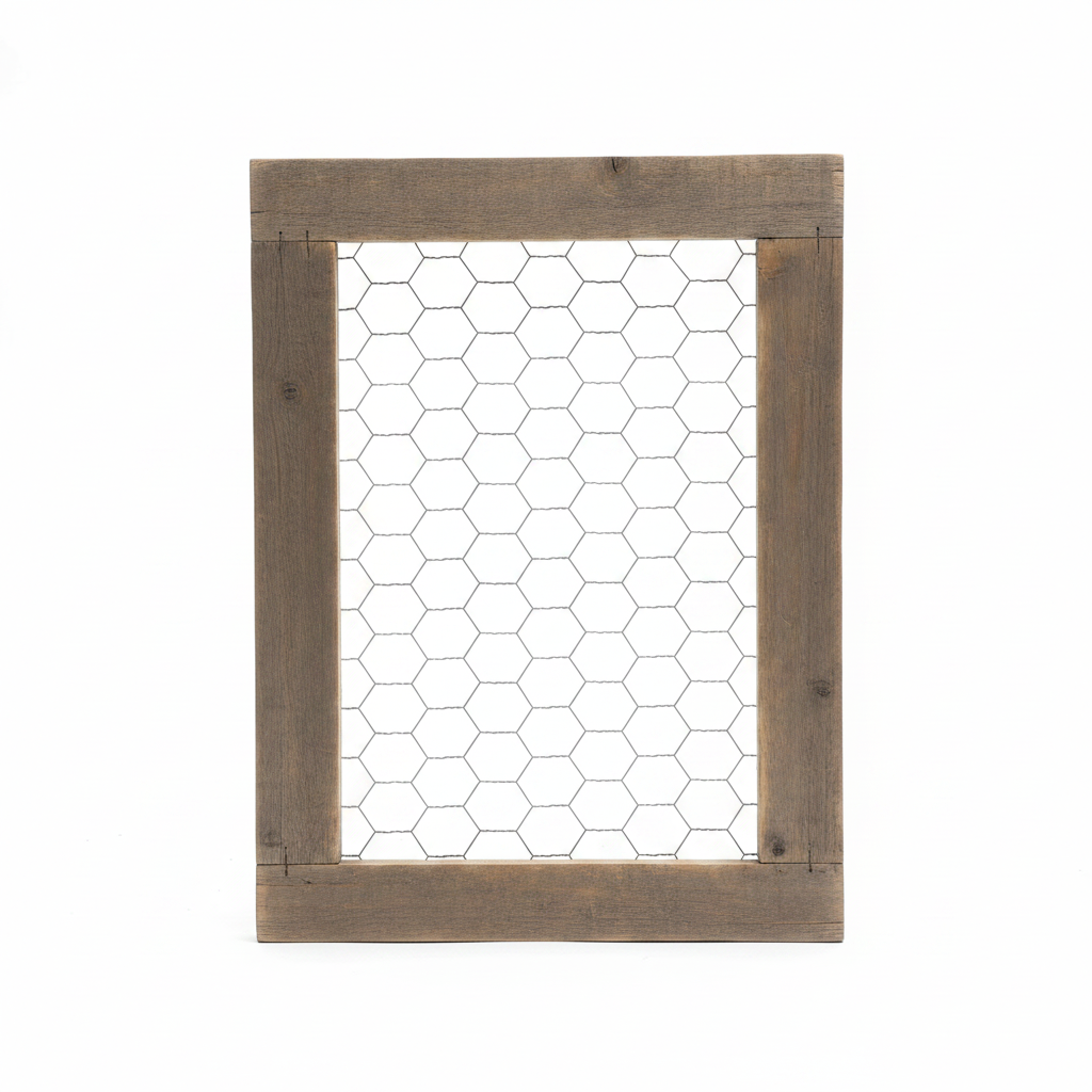 Cornice Legno Rettang. C/Griglia cm.32x46