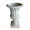 Coppa C/Base Quadra cm.39x39 H.62 Bianco