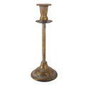 Portacandela Metallo Oro Antico D.10 H.26,5