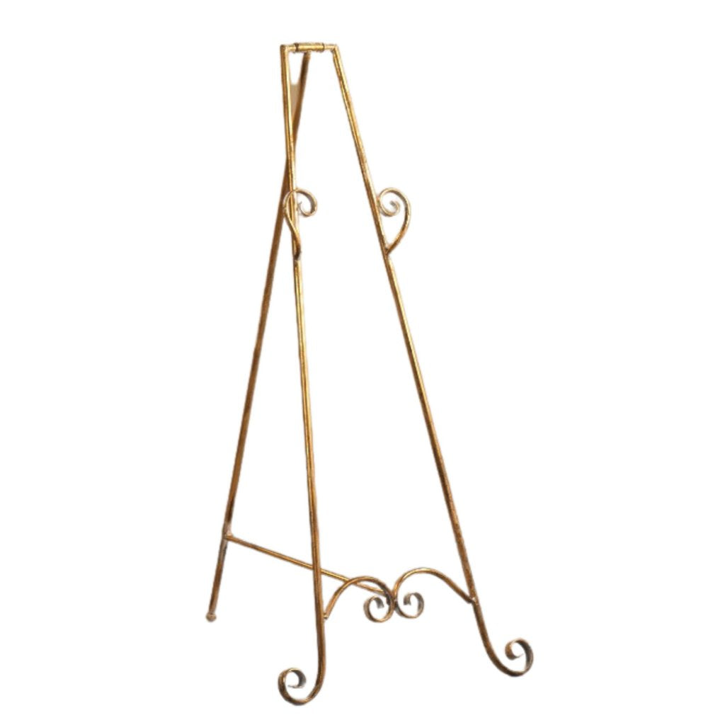 Cavalletto Metallo Oro Antico 78x60 H.123,5