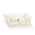 Vassoio Conico Spring Flower cm.23x17x8