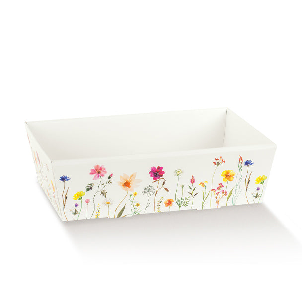 Vassoio Conico Spring Flower cm.23x17x8