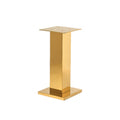 Colonna Specchio Quadra Dorata H.80