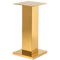 Colonna Specchio Quadra Dorata H.100