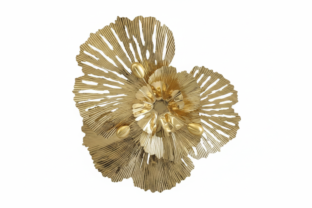 Decorazione Da Parete oro cm.48,9x43,8