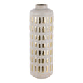 Vaso Metallo Crema/Oro D.16 H.50 | D.16 H.33