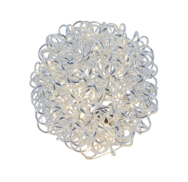 Sfera Fili Alluminio 100 LED D.30