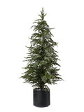 Albero Pino Con Neve cm.127 Con Vaso