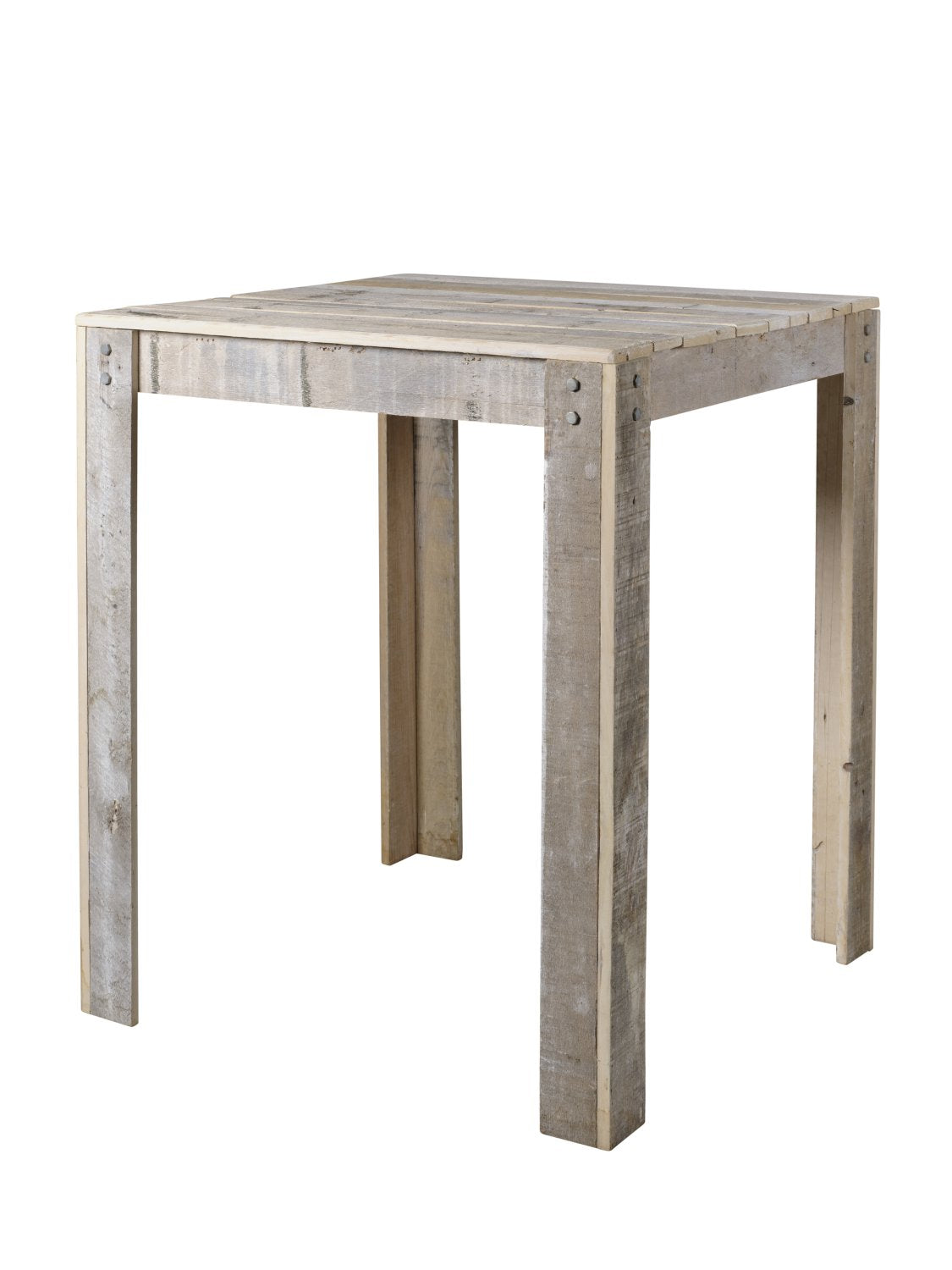 Tavolo Legno Sbiancato cm.95x95 H.110