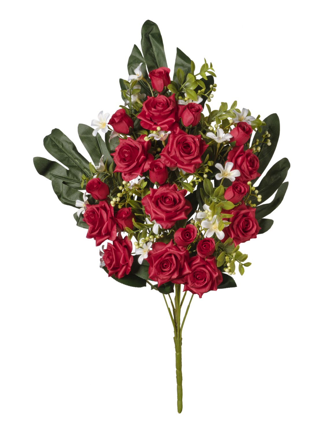 Mazzo Frontale Rose cm.53 | Artificiali Vari Colori