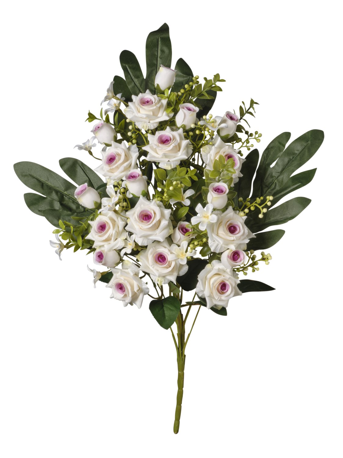 Mazzo Frontale Rose cm.53 | Artificiali Vari Colori