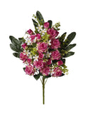 Mazzo Frontale Rose cm.53 | Artificiali Vari Colori