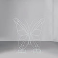 Farfalla in Metallo Bianca cm.180x180