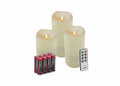 Ceri Led Plastica Crema D.10 H.15/20/25 S/3
