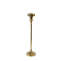 Candeliere Alluminio D.10 H.33 Oro Satinato