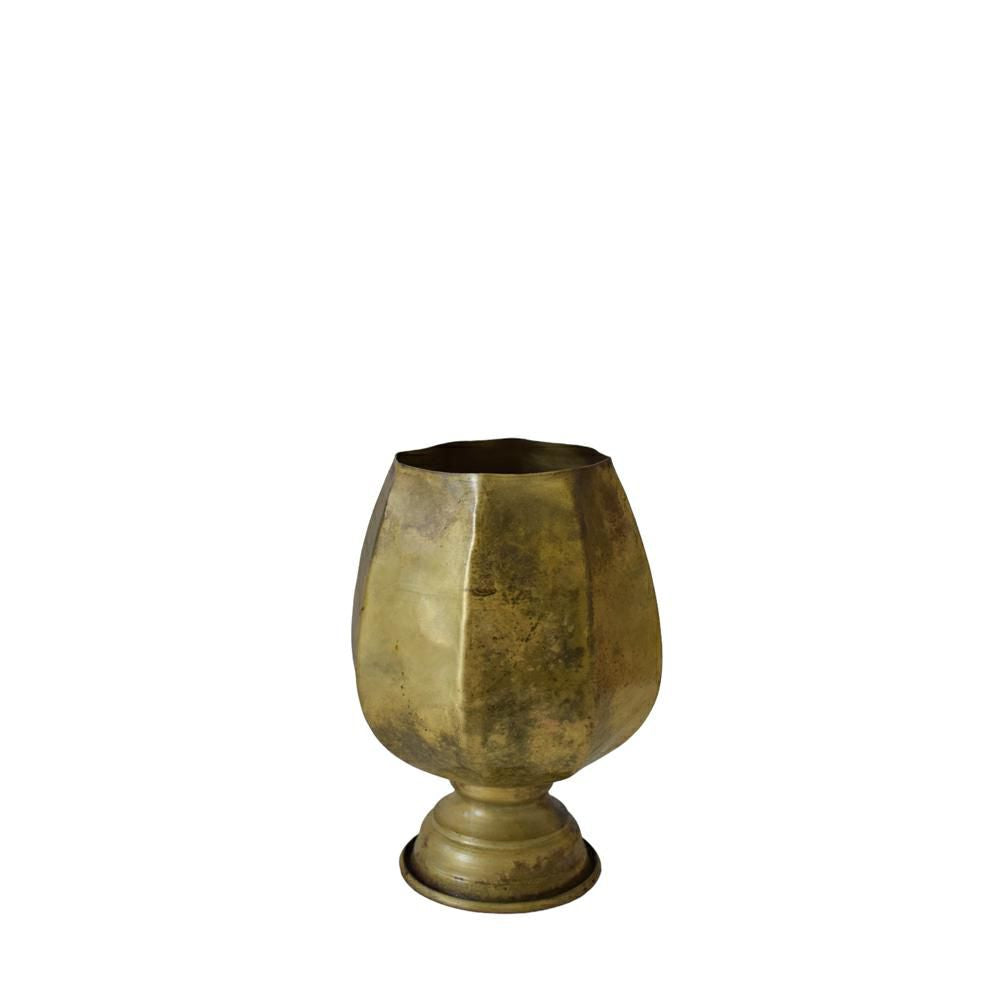 Coppa Metallo D.12 H.17 Oro Antico