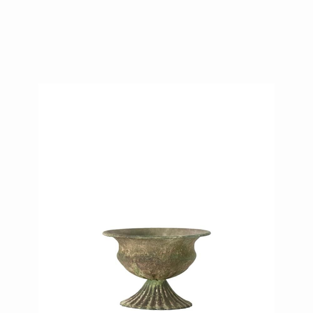 Coppa Metallo D.13 H.9 Patina Verde