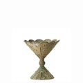 Coppa Metallo D.20 H.21 Patina Verde