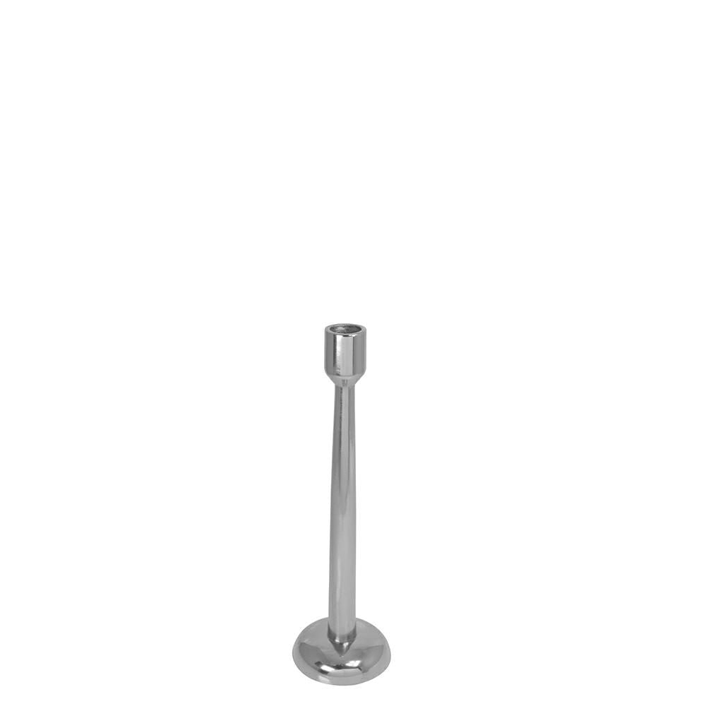 Candeliere Alluminio H.17 Argento Lucido