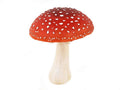 Fungo cm.16,2x16,2x19,3 Bianco/Rosso