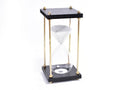 Clessidra Nera/Oro cm.11z11 H.22,5