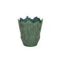 Vaso Striato Color Ottanio D.26 H.30