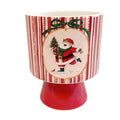 Vaso Natalizio C/Piedistallo D.13,5 H.17