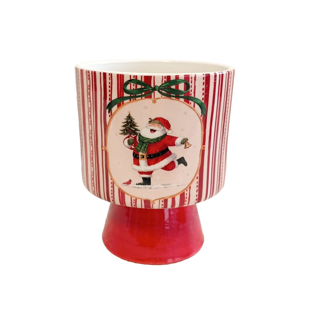 Vaso Natalizio C/Piedistallo D.12 H.15,5