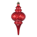 Ornamento Plastica Lungo D.11,5 H.26,5