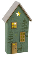 Casa Tetto Pelliccia C/Led cm.16x7x31