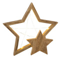 Profilo Stelle Legno C/20 Led cm.31x49