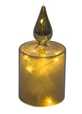 Candela Vetro C/Led Interni D.7,5 H.16