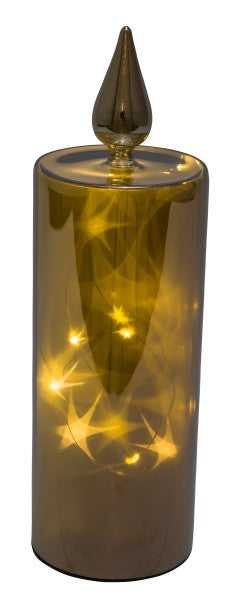 Candela Vetro C/Led Interni D.9 H.29