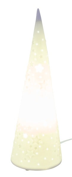 Lampada Da Tavolo Albero Bianco cm.35