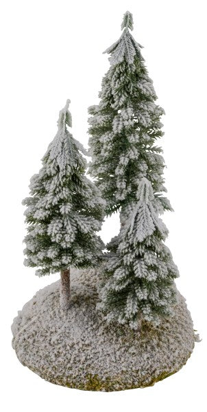 Paesaggio 3 Alberi Innevati D.18 H.35