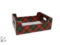 Cassetta C/Decoro Scozzese cm.30x20x10