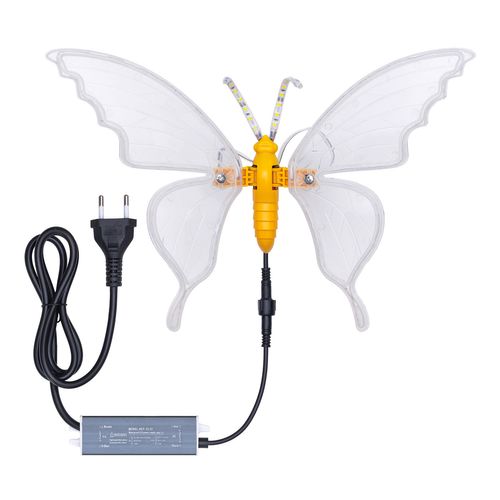 Farfalla Con Led Bianco Caldo cm.30