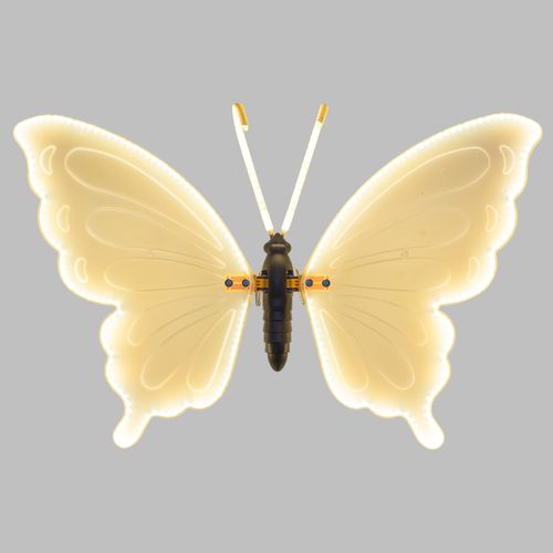 Farfalla Con Led E Movimento Bianco Caldo cm.60