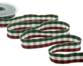 Nastro Scozzese Verde Rosso mm.25x15 MT.